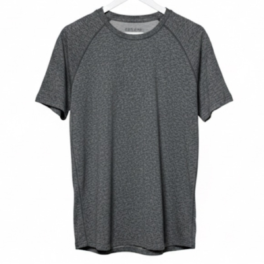 STYLUS Charcoal Stylus Men's Gray Heathered‎ Raglan Sleeve T-Shirt Size L - Picture 2 of 11